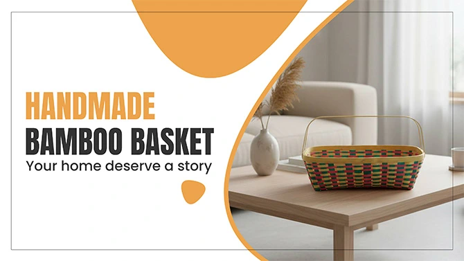 Handmade bamboo basket | Handcrafted bamboo products | Adivasi Trove