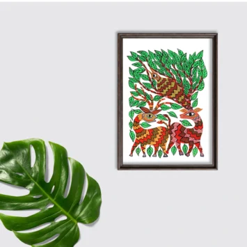 Buy Bhil art painting from Madhya Pradesh | Adivasi Trove