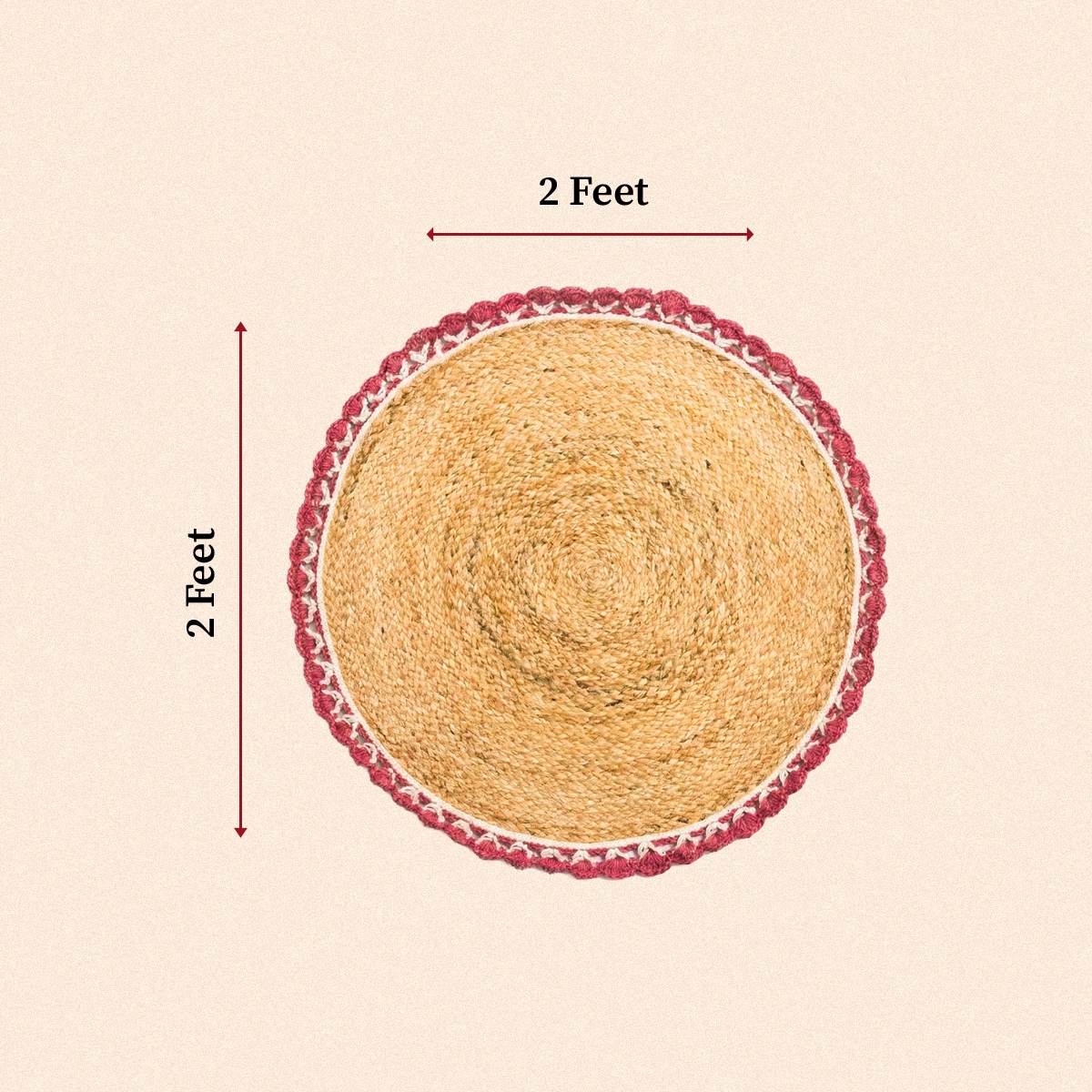 Round Jute Rugs and Carpet - Image 3