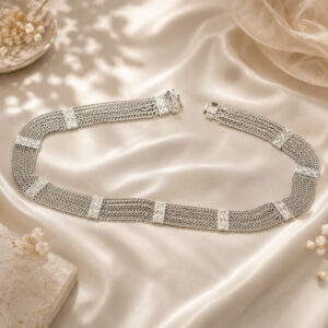 Tribal Heritage Kamarbandh | Ethnic Silver Waist Chain Belt