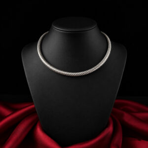 Ethnic Silver Choker | Traditional Tribal Necklace